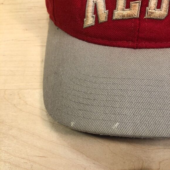 Vintage Cincinnati Reds Starter Arch 100% Wool Snapback Hat 90s - Picture 3 of 10